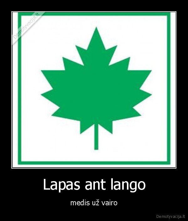 Lapas ant lango