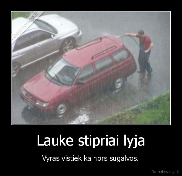 lietus,darbas,masina