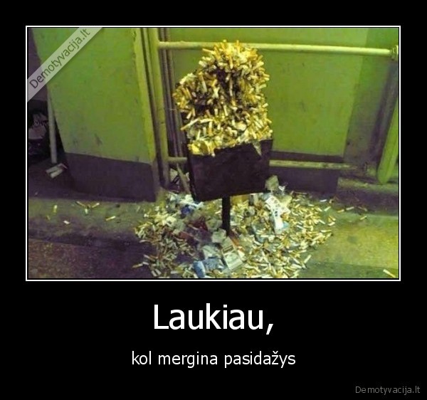 mergina,cigaretes,plauciu, vezys