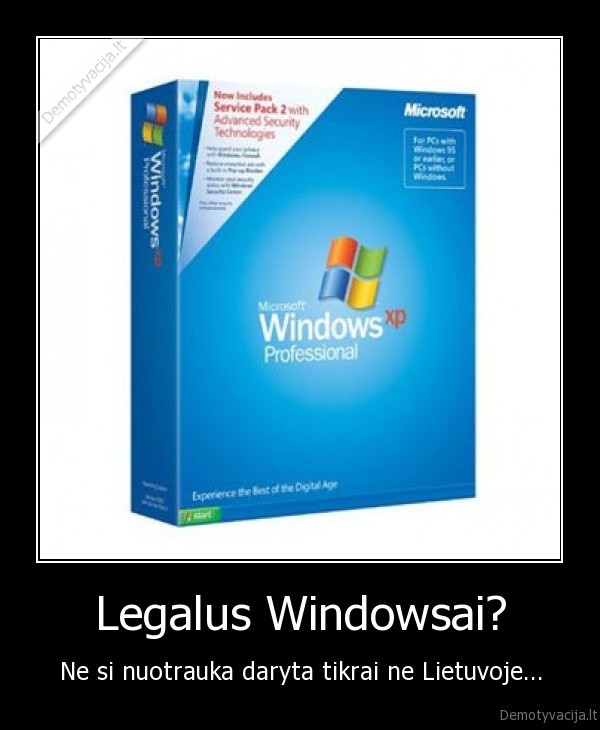 Legalus Windowsai?