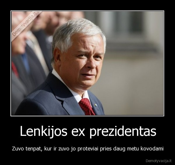 Lenkijos ex prezidentas