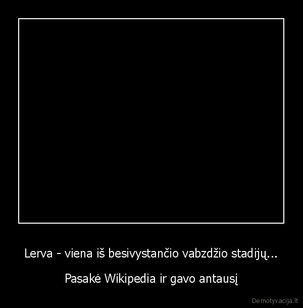 Lerva - viena iš besivystančio vabzdžio stadijų...