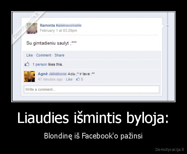 blondine,kvaila, mergina,facebook, statusas