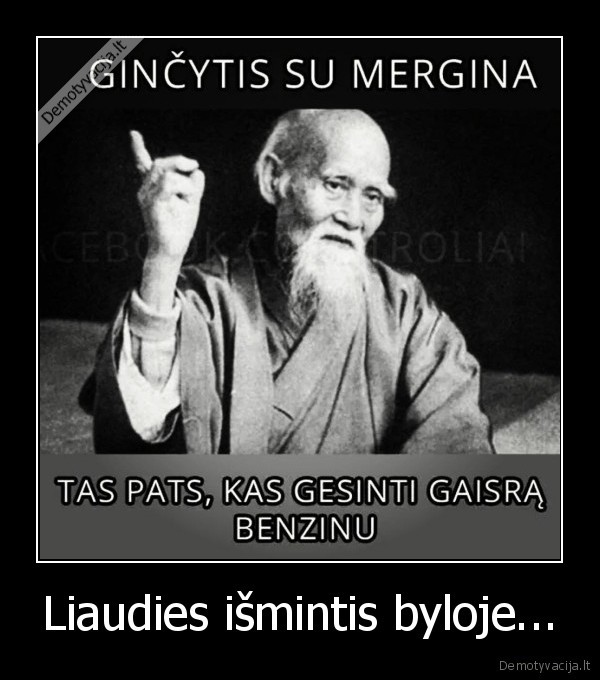 Liaudies išmintis byloje...