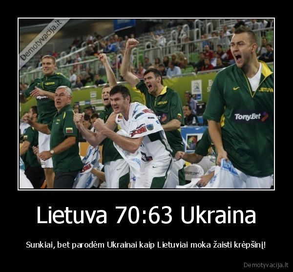 Lietuva 70:63 Ukraina