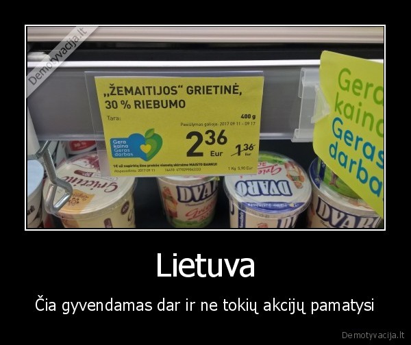 parduotuve,akcija,grietine,eurai