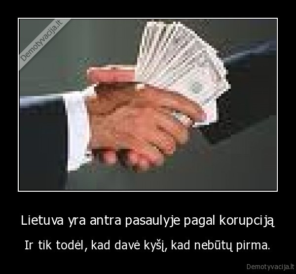 korupcija,lietuva