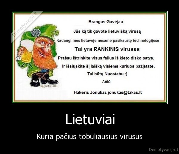 virusai, geriausi, lietuvoje, rankinis, durniu, virusas