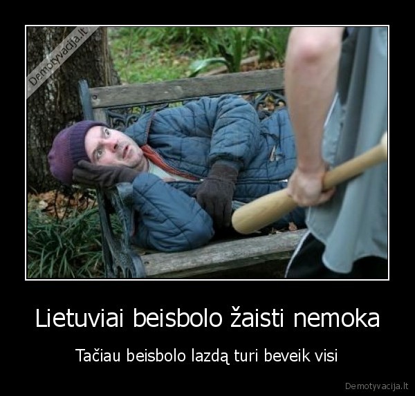 Lietuviai beisbolo žaisti nemoka