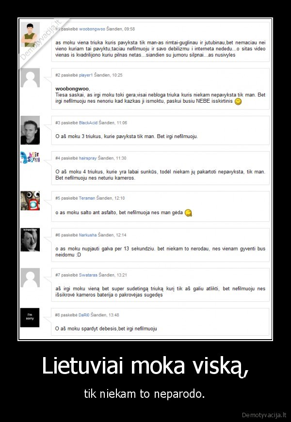 lietuviai,moka,nerodo