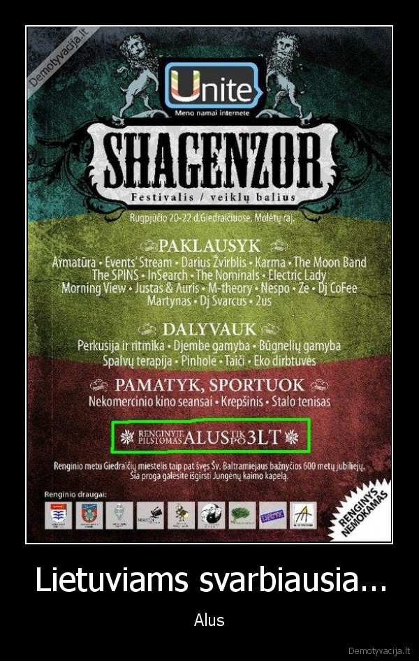 Lietuviams svarbiausia...