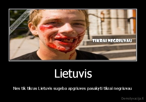 lietuvis,gruvimas