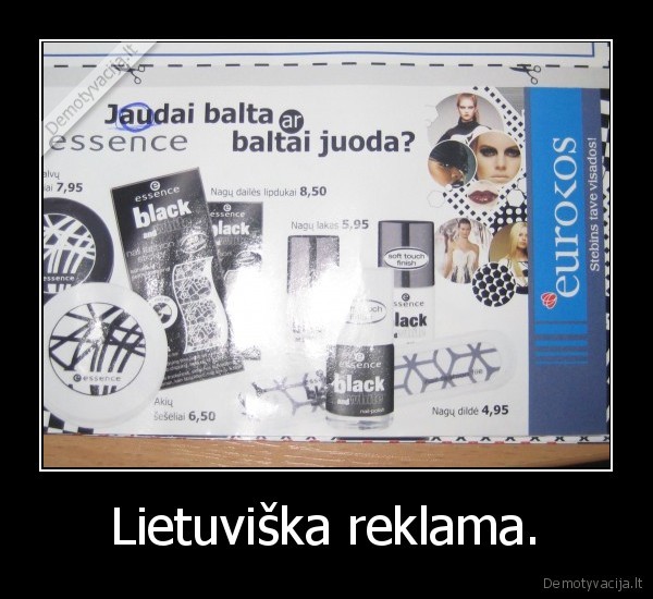 Lietuviška reklama.