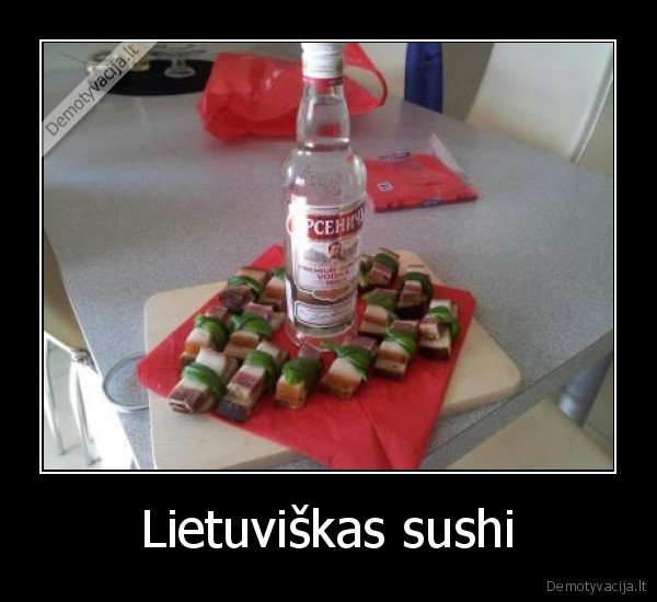 sushi,lietuviai, isradingi,lietuva