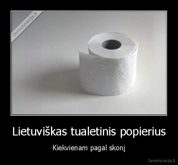 Lietuviškas tualetinis popierius
