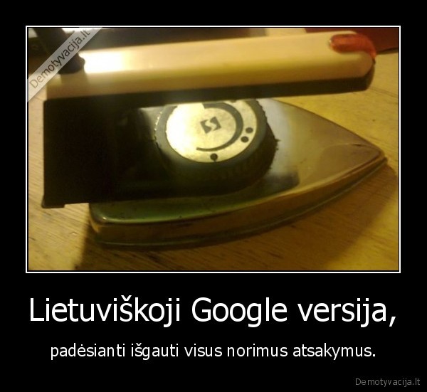 Lietuviškoji Google versija,
