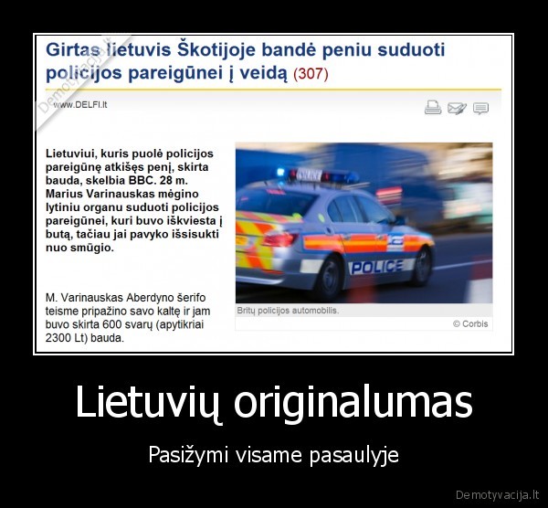 Lietuvių originalumas
