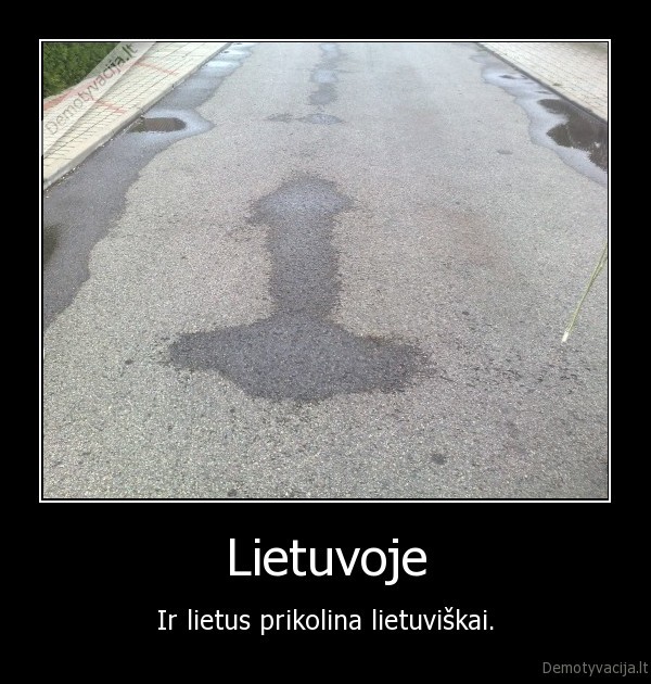 lietus, asfaltas, laukas, slapia