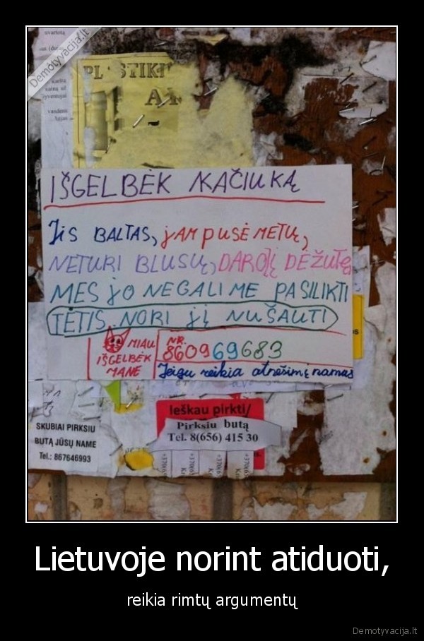 Lietuvoje norint atiduoti,