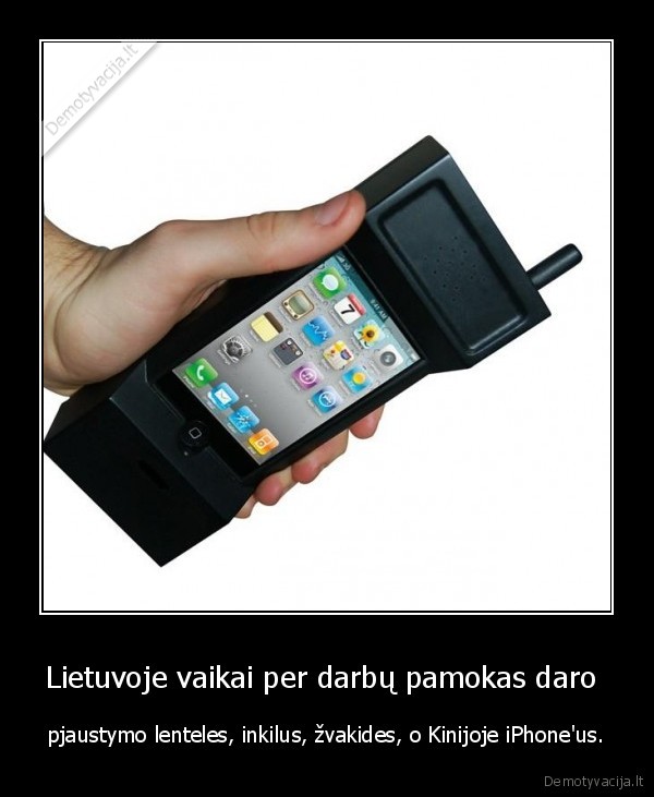 Lietuvoje vaikai per darbų pamokas daro 