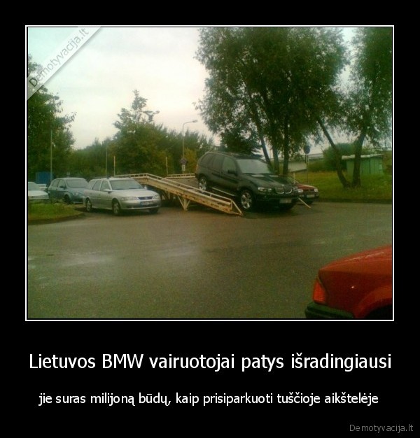 Lietuvos BMW vairuotojai patys išradingiausi
