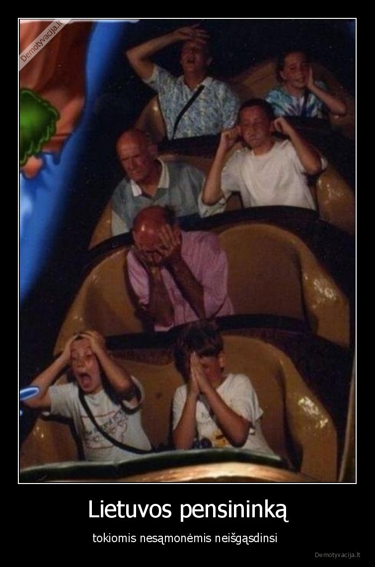 pensininkas,lietuva,pensija,baime