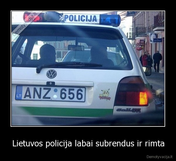 Lietuvos policija labai subrendus ir rimta