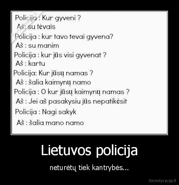 Lietuvos policija