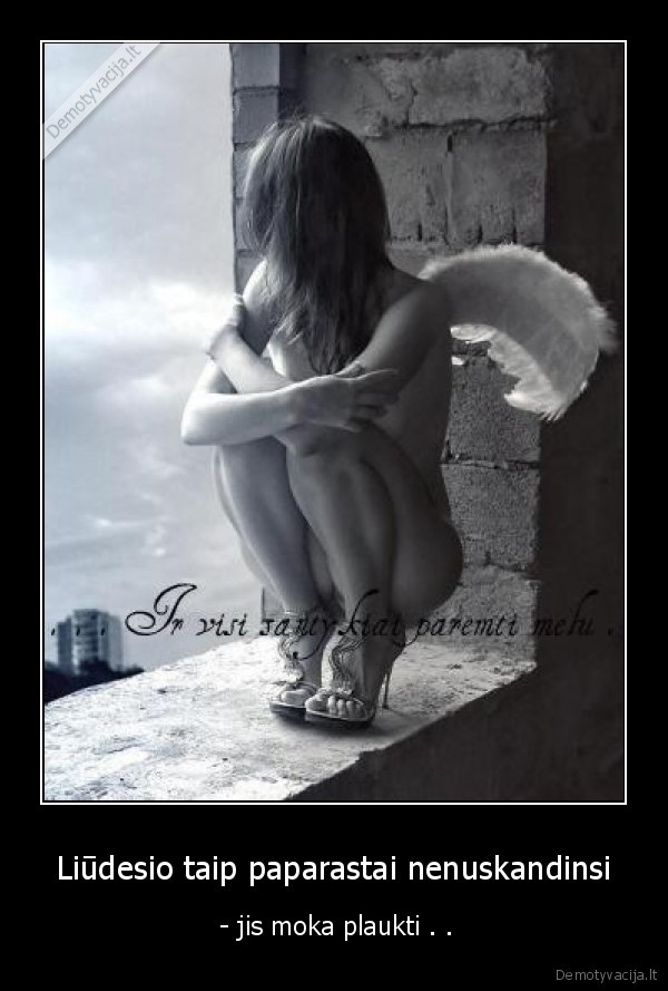 Liūdesio taip paparastai nenuskandinsi