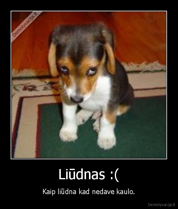 Liūdnas :(