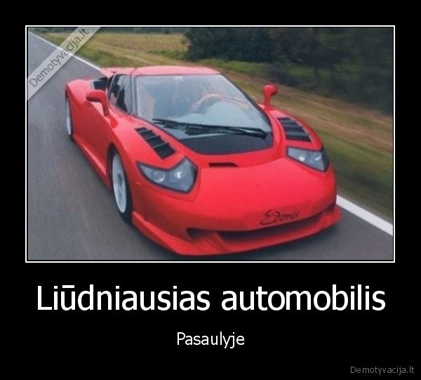 ludnas, veidas,keistas, automobilis,superautomobilis