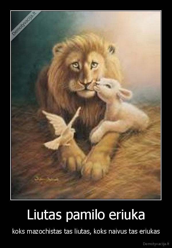 Liutas pamilo eriuka