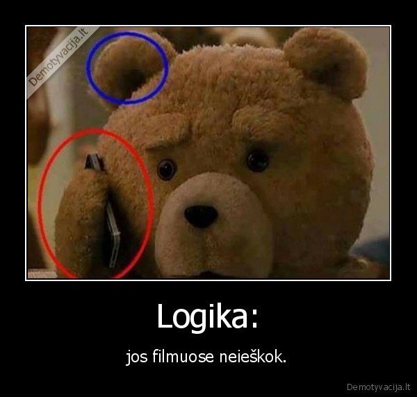 mesikinas,ted,meska,filmas,telefonas,ausis