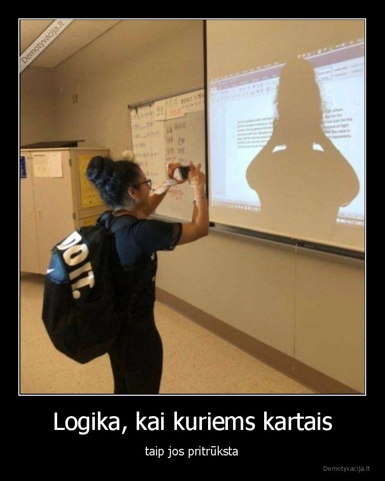 logika,mergina,nuotrauka