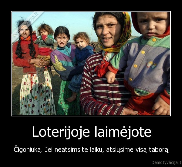 Loterijoje laimėjote
