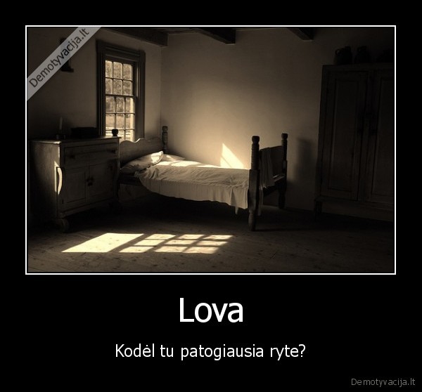 lova,miegas,rytas