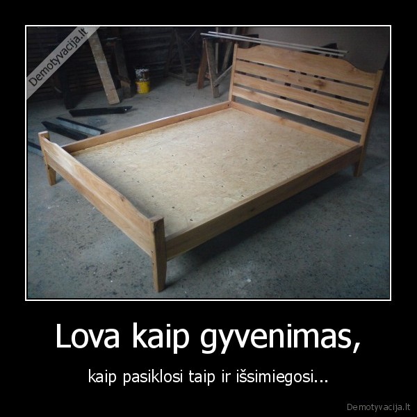 gyvenimas, lova, miegas