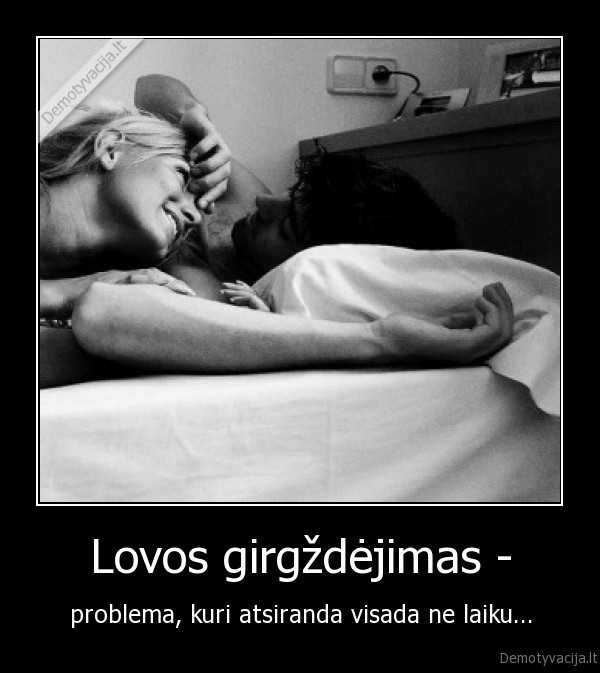 lovos,girgzdejimas