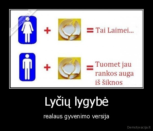 lyciu,lygybe,gyvenimas