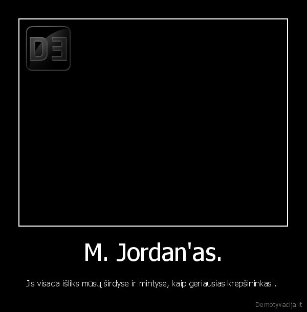 M. Jordan'as.