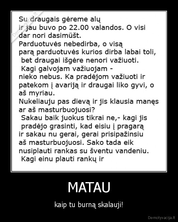 burna,avarija,prikolas,anekdotas