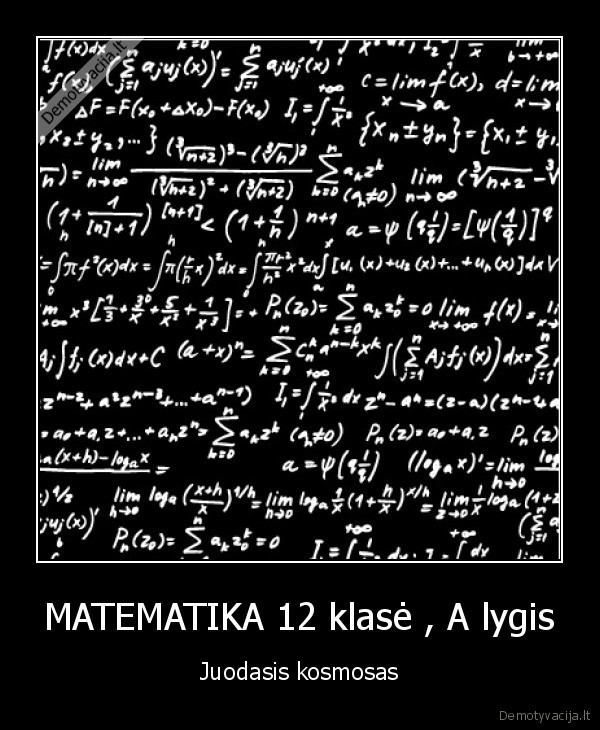MATEMATIKA 12 klasė , A lygis