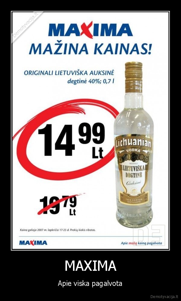 maxima, demo, demotyvacija, prikolas, geras