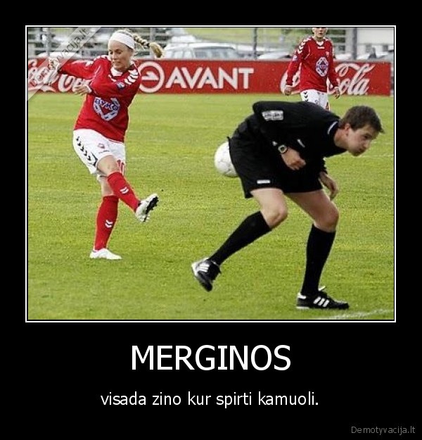 futbolas,teisejas,mergina