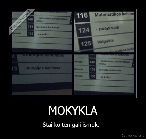 mokslai
