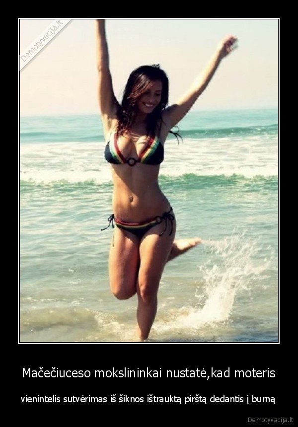 Mačečiuceso mokslininkai nustatė,kad moteris