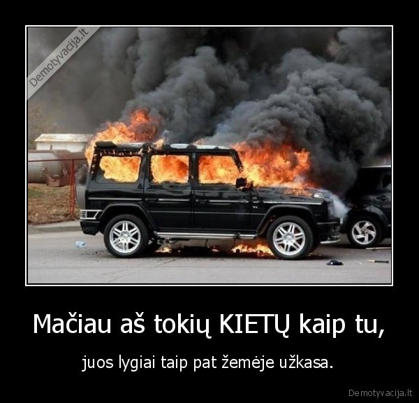 Mačiau aš tokių KIETŲ kaip tu,