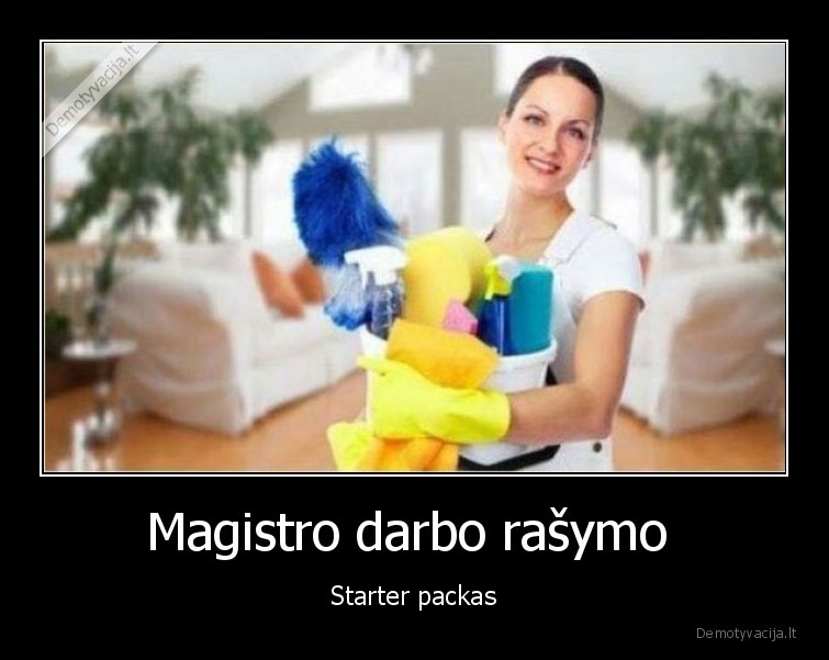 starter, pack,magistro, darbas,rasymas,moteris