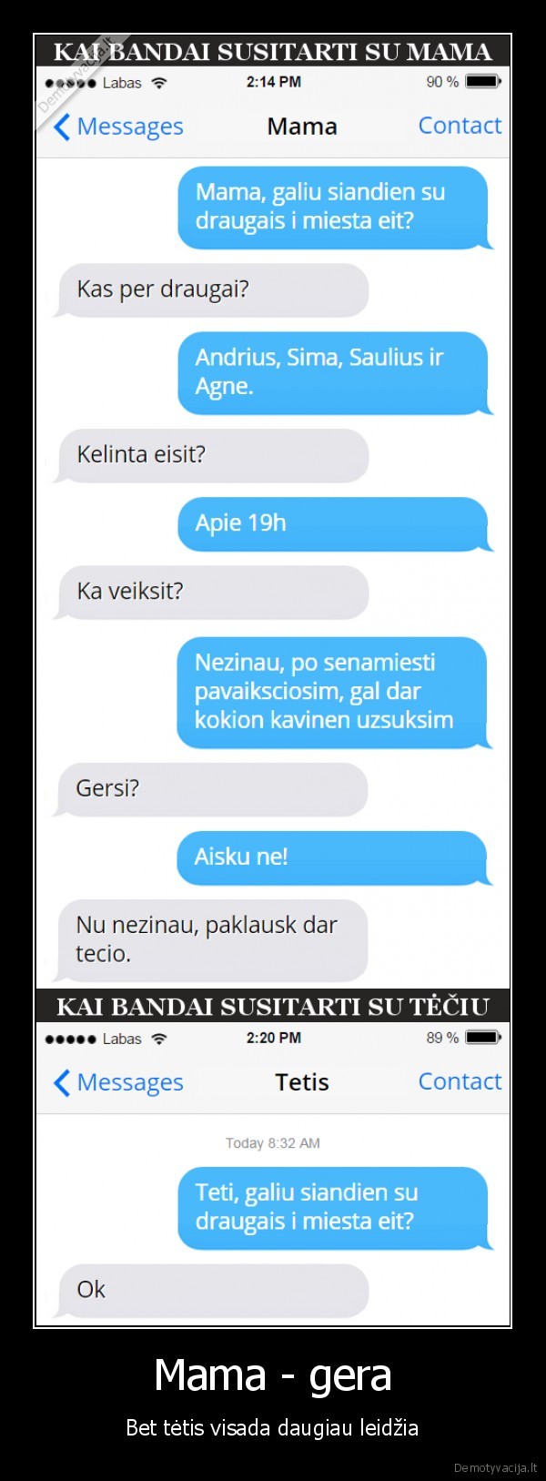 tevai,sms, mamai,sms, teciui