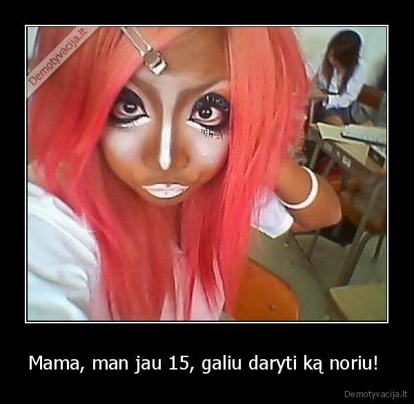 ganguro,nepilnametes,spaklius